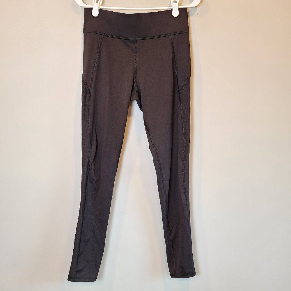 MICHI Leggings Womens Large Black Mesh Sides